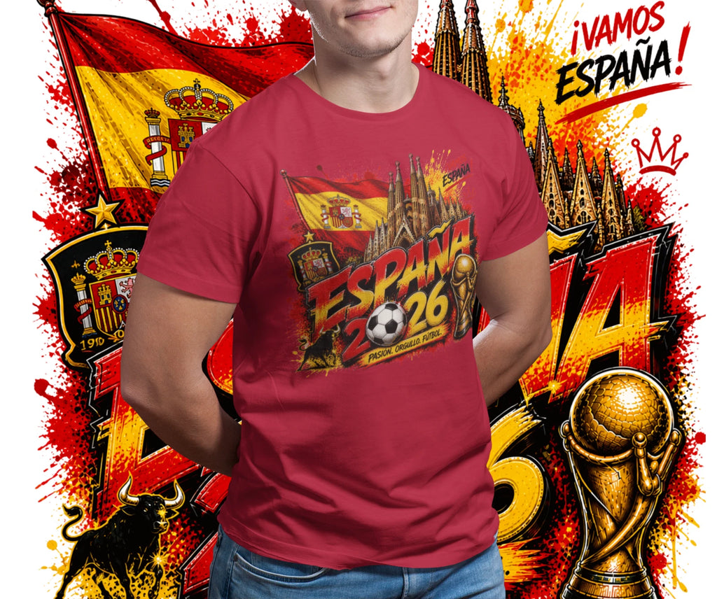 Spaion World cup t-shirts 2026 fan tees supporters t-shirts Espana,