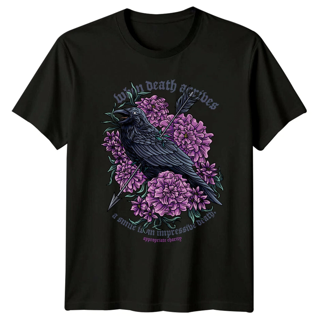When Death Arrives Smile Is An Impressive Death Symbolic Art Men Women Unisex