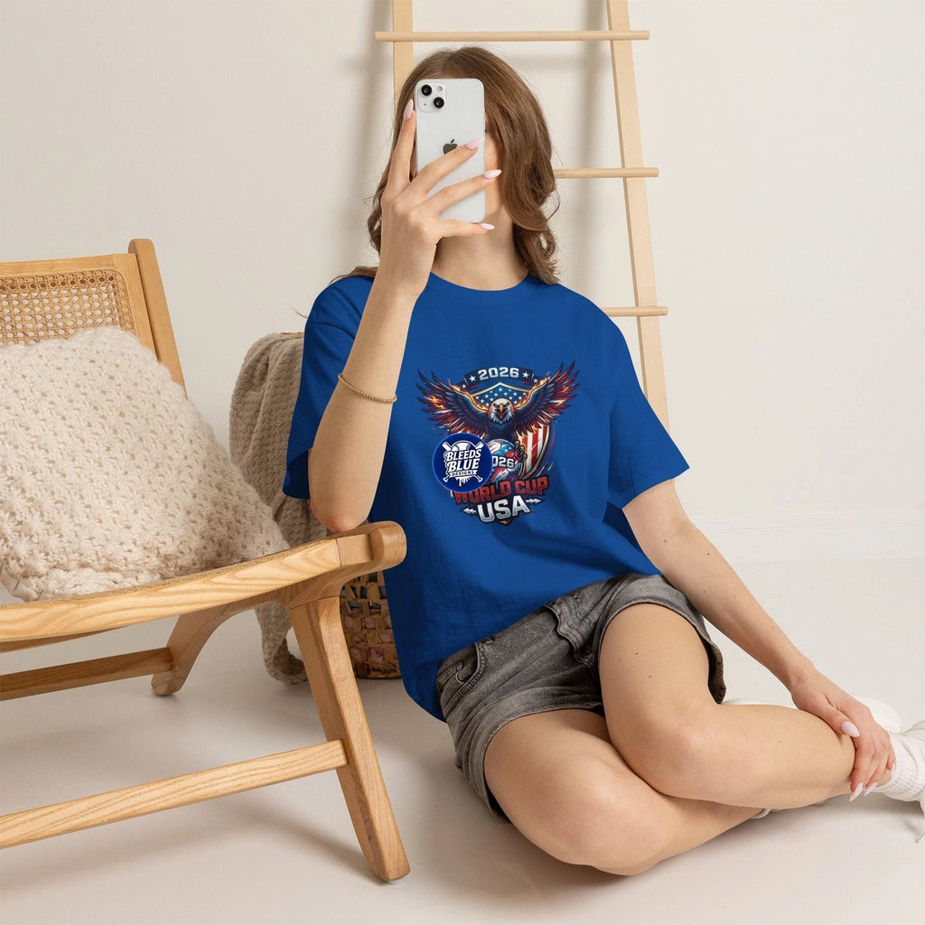 2026 World Cup USA Eagle T-Shirt — Patriotic Soccer Fan Tee