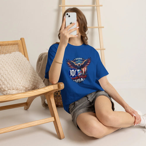 2026 World Cup USA Eagle T-Shirt — Patriotic Soccer Fan Tee