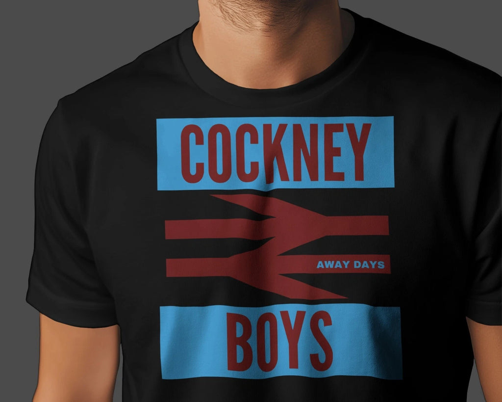 West Ham COCKNEY BOYS Away Days T-Shirt | Unisex Organic