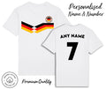 Germany Strip T-Shirt Personalised Name & No World Cup 2026 Kit Jersey Football