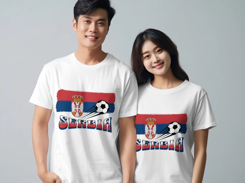 Serbia Football T-Shirt European Tournament Unisex Soccer TShirt Euros 2024