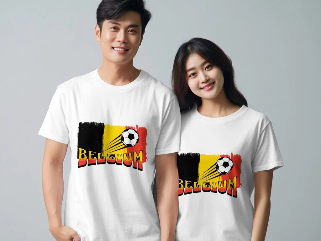 Belgium Football T-Shirt European Tournament Unisex Soccer TShirt Euros 2024