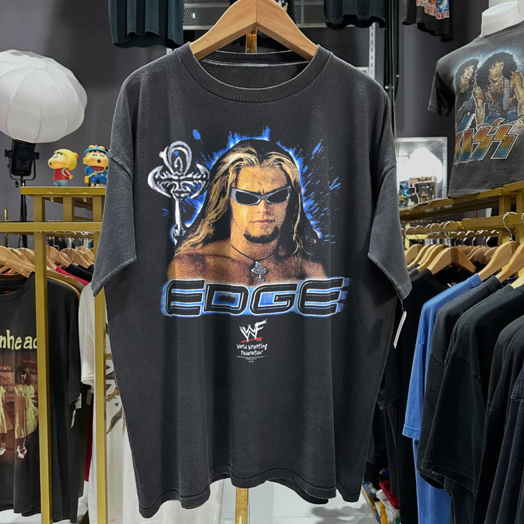 Y2K Edge 'You Think You Know Me' Washed T-Shirt Black L