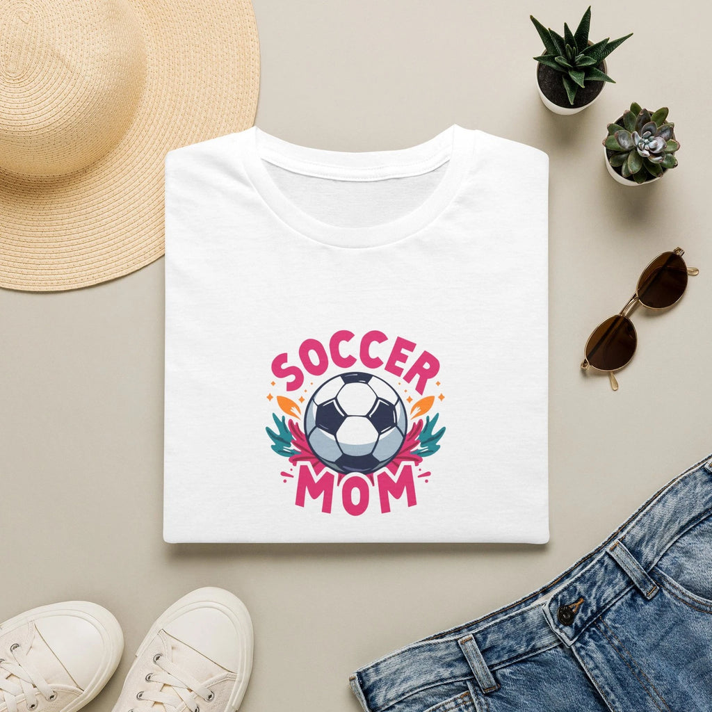 Soccer Mom T-Shirt | Soccer Ball Colorful Design