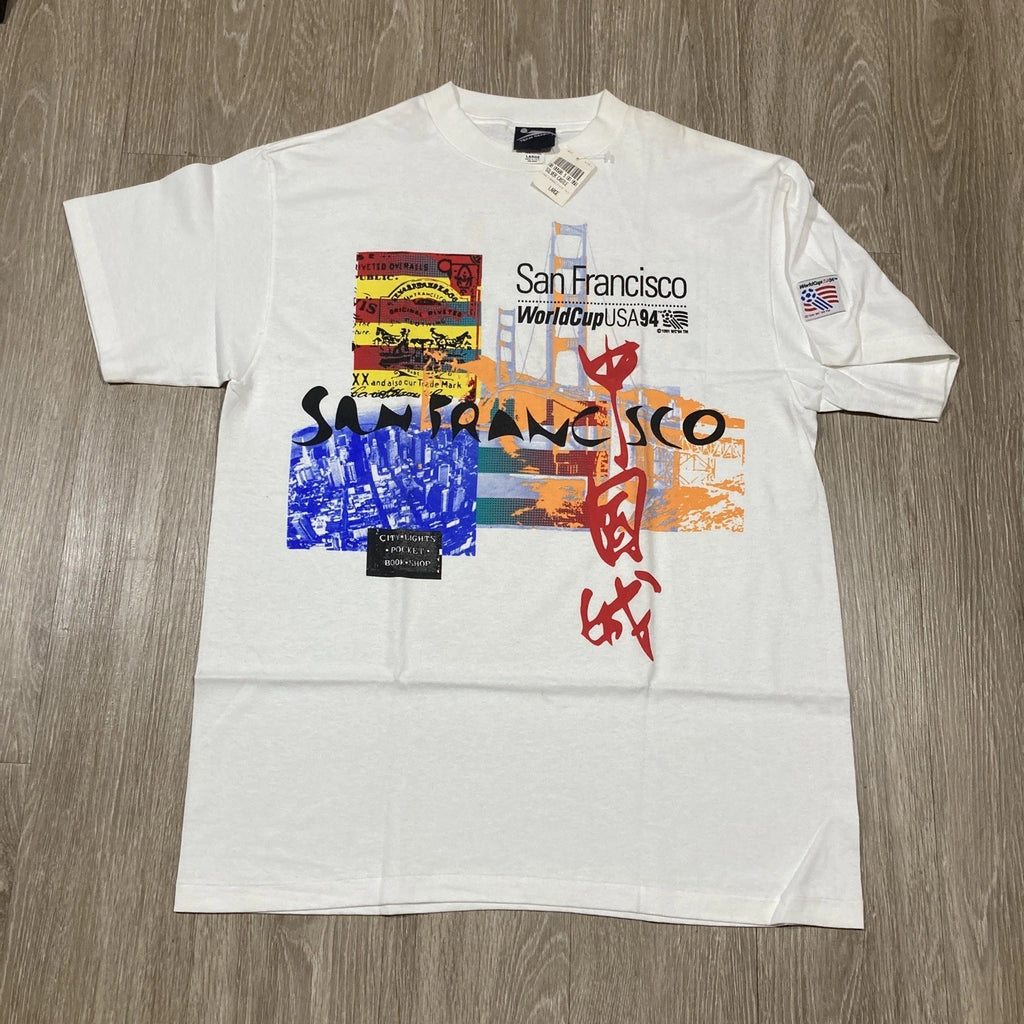 World Cup Shirt L NEW 90s San Francisco Fifa Soccer SF Futbol Game-day Tee