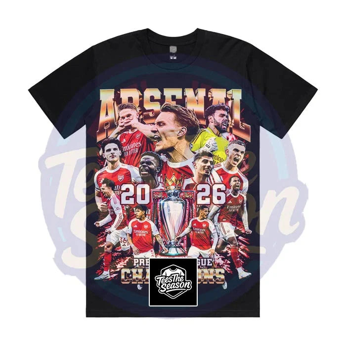 Arsenal Champion 2026 - Soccer Sports Tee
