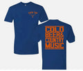 Zach Top Cold Beer And Country Music Two Sided T Shirt Full Size S-5XL