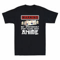 Warning May Spontaneously Start Talking About Anime Kawaii Otaku Men's T-Shirt