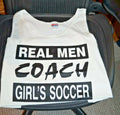 REAL MEN COACH GIRL'S SOCCER NOVELTY TANK T TEE T-SHIRT DAD SZ XL XTRA LARGE NEW