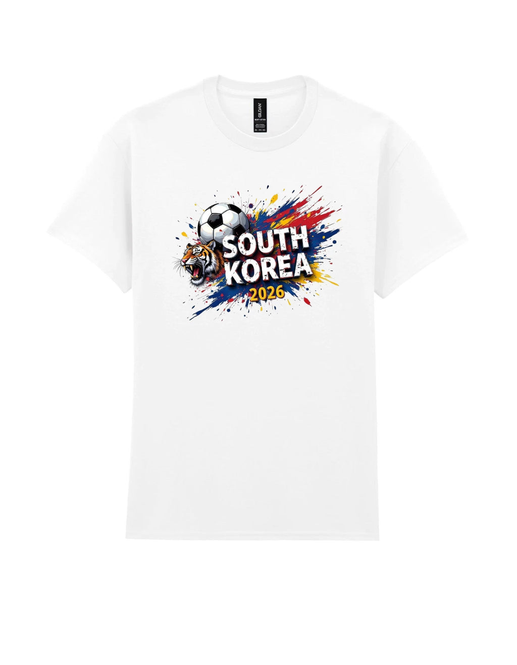 South Korea 2026 World Cup T-Shirt football mens womens unisex gildan