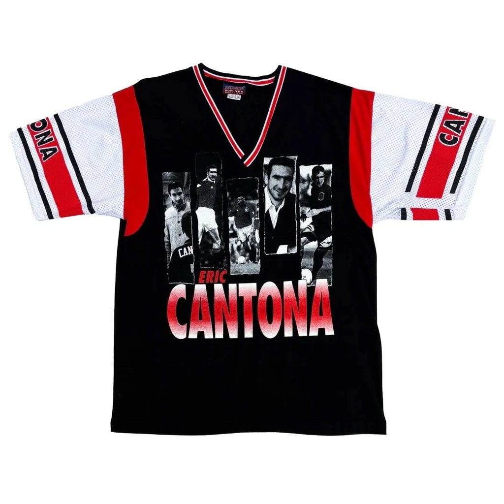 Eric Cantona 1990 90s Vintage Manchester United Soccer Football Jersey Shirt