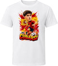 Pau Cubarsi Spain Soccer Caricature 2026 World Cup T Shirt
