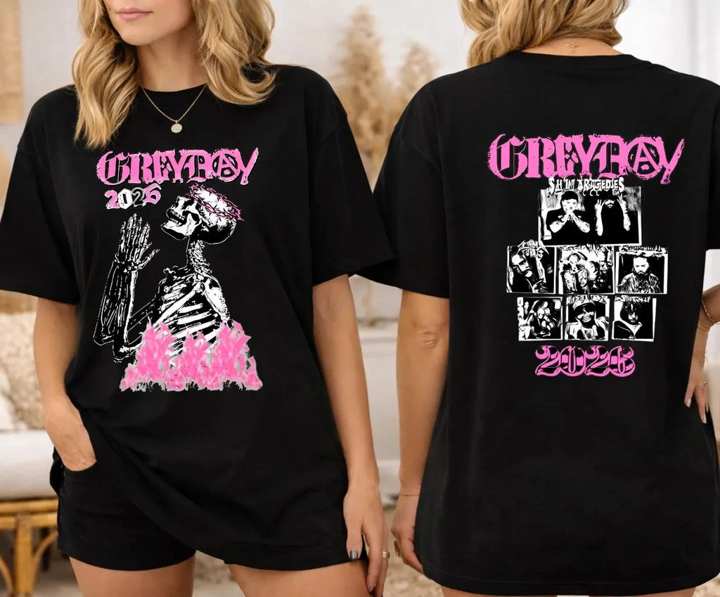 Underground Rap Tour 2026 Style Graphic T Shirt Streetwear Fan Tee