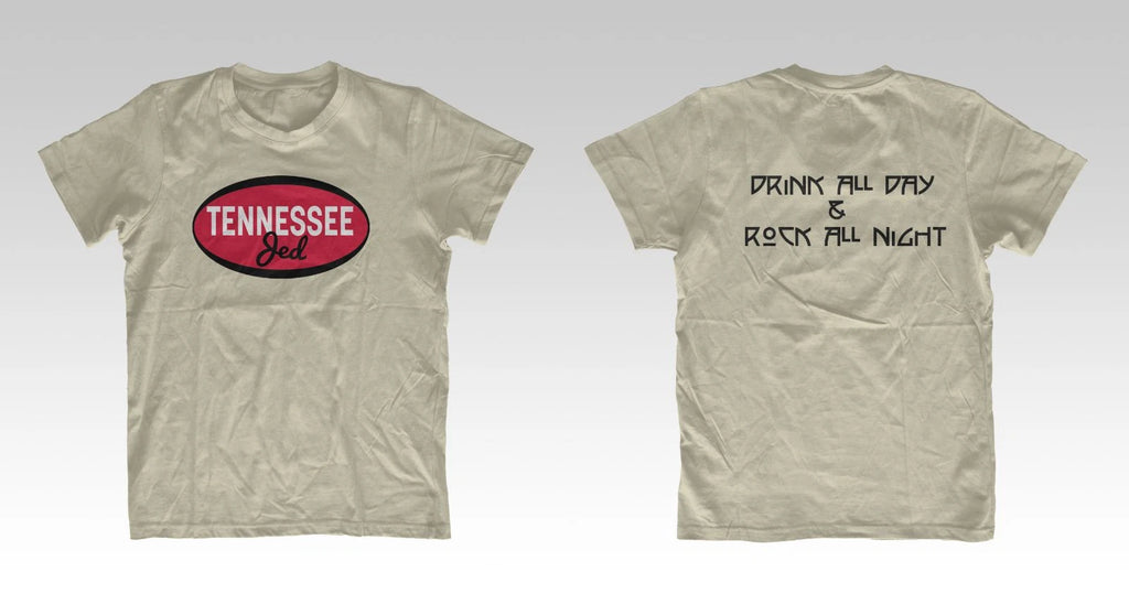 Grateful Dead inspired Tennessee Jed  Lot T-shirt Genesee Parody Drink All Day