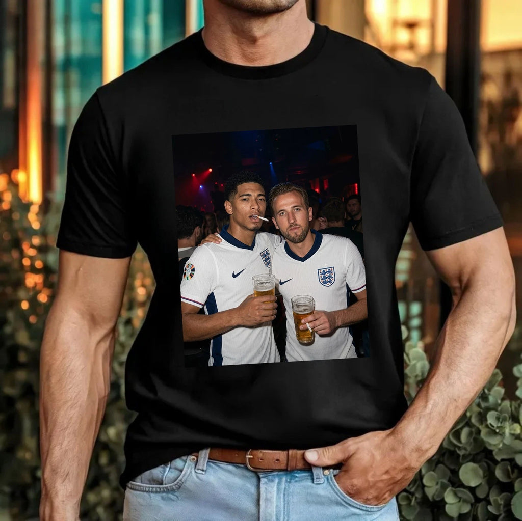 England Football Fan Supporter T-Shirt Party Match Day Unisex Fans Gift Tee Top