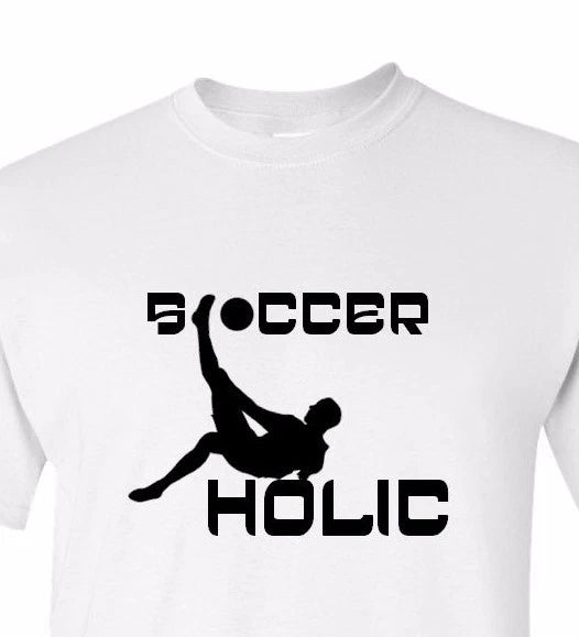 Soccer Holic Shirt Soccerholic Soccer Addict T-Shirt Fathers Day Tee Sport Hobby