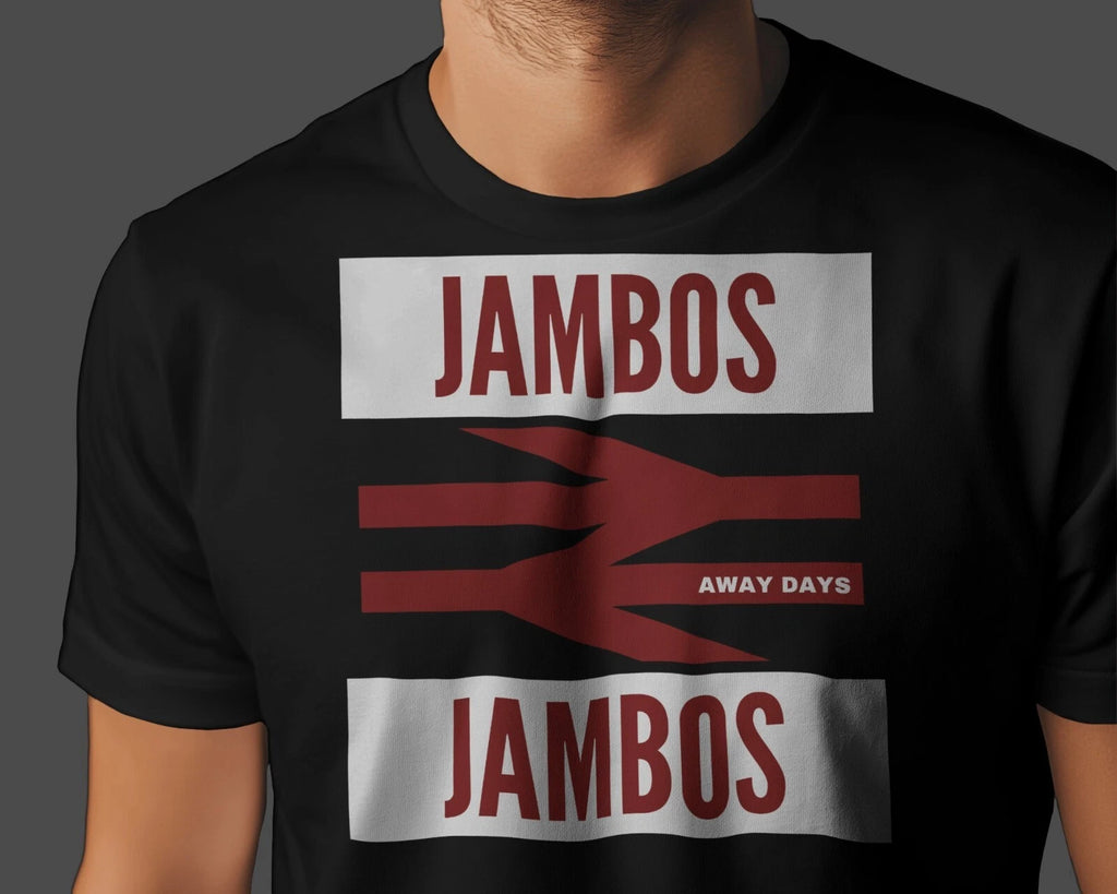 JAMBOS Away Days T-Shirt | Edinburgh Hearts Maroons Jam Tarts Gorgie Boys