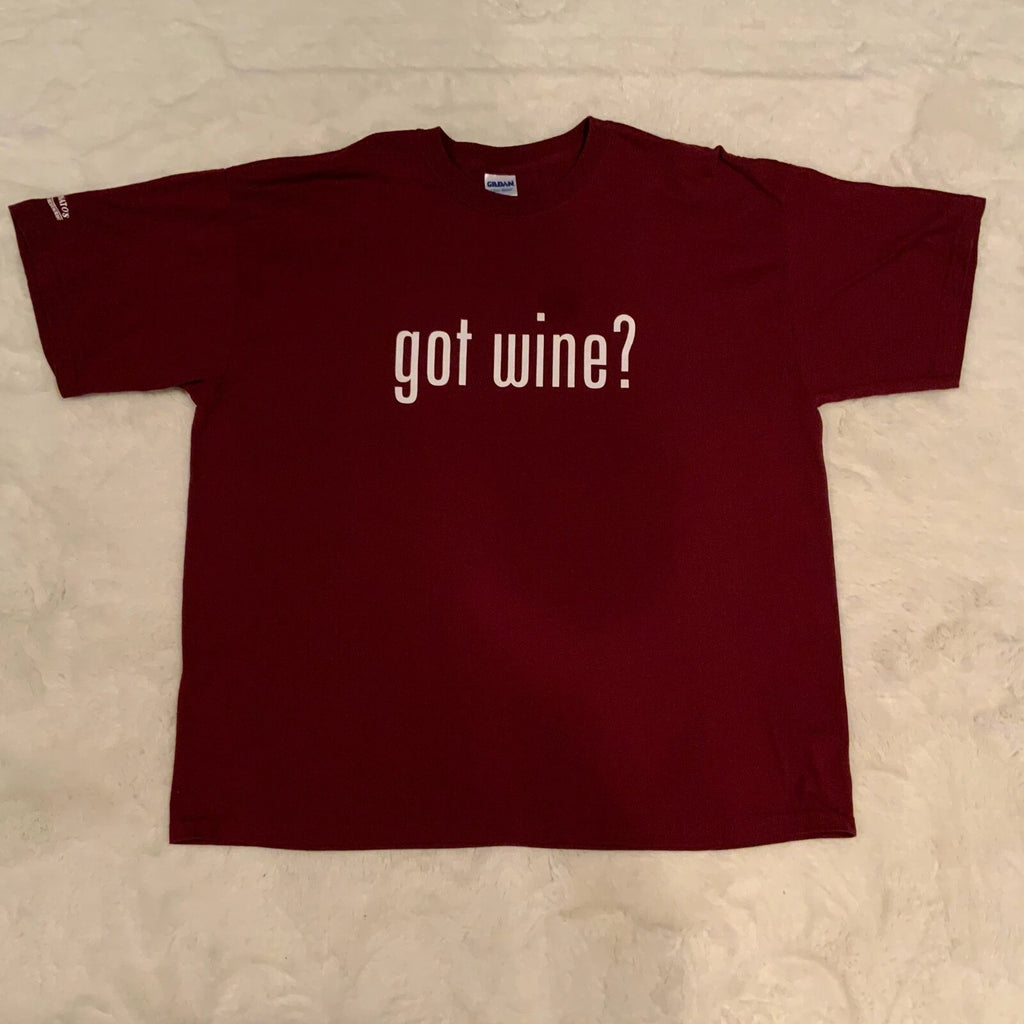 Got Wine? Deep Red T Shirt Italian Pride Little Italy Wine Enthusiast Gift XL