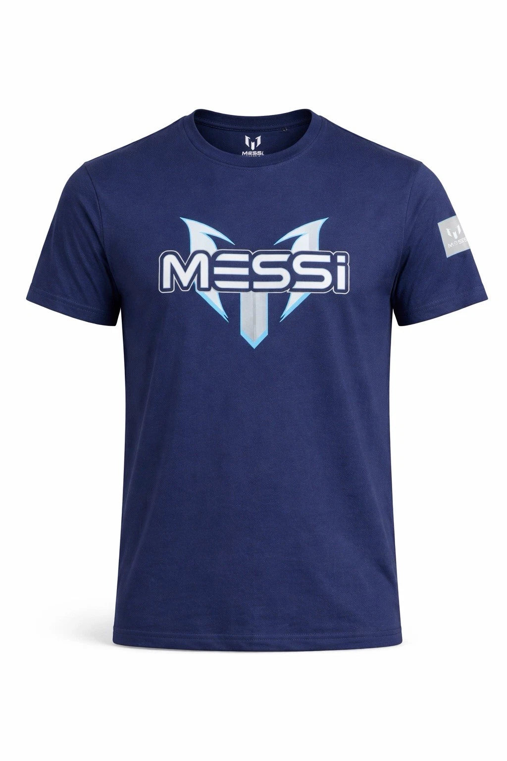 Messi Collection Soccer Graphic T Shirt Mens Large Navy Cotton Tee