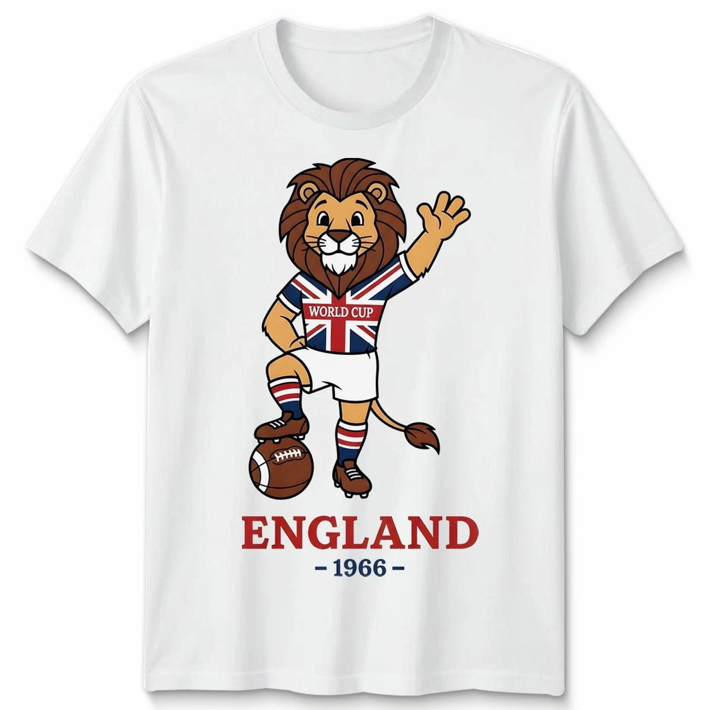 Game Day England 1966 Unisex Football T Shirt Soccer Fans Mens Womens Tee
