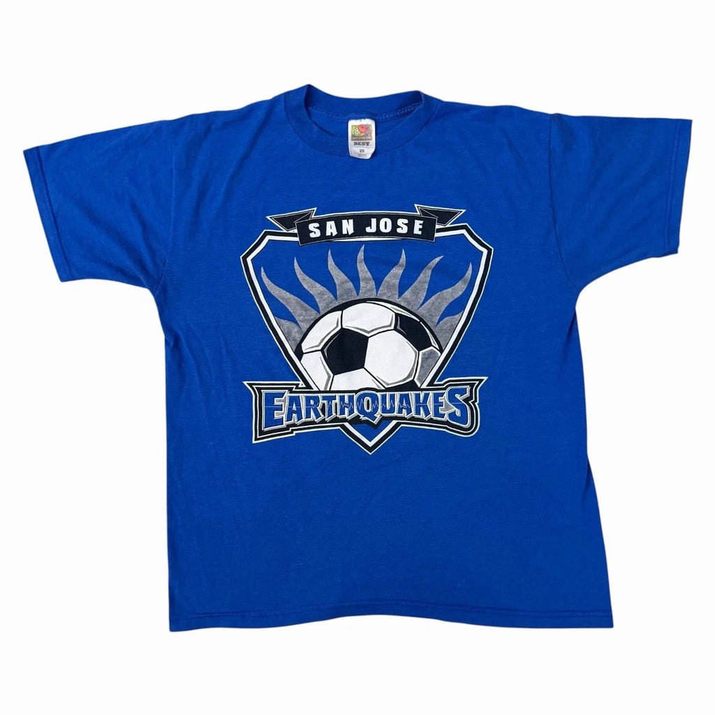 Vintage 90s San Jose Earthquakes MLS T Shirt Mens Large Big Logo Soccer Tee Rare