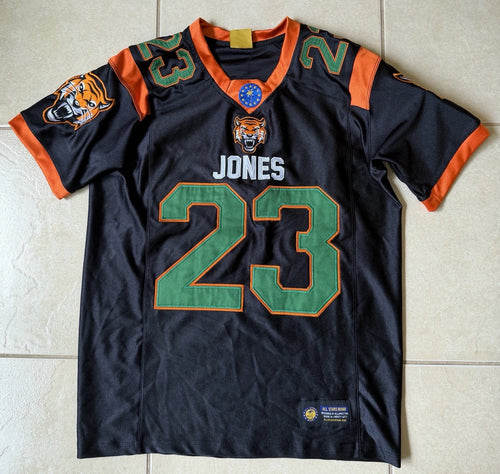 All Stars Miami 2026 EXCLUSIVE Embridered FOOTBALL JERSEY Sz M Black
