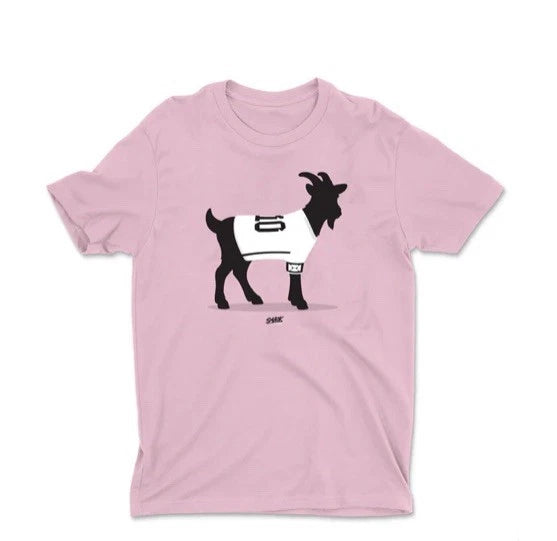 Pink T Shirt Goat 10 Messi Inter Miami - Football Futbol Soccer Adult Small