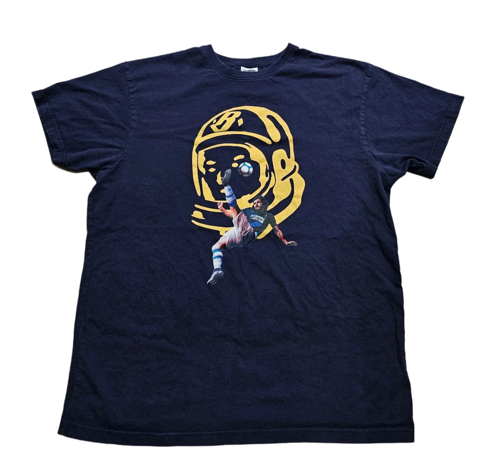 Billionaire Boys Club Astronaut Soccer T-Shirt 2XL Luxury Fashion Streetwear USA