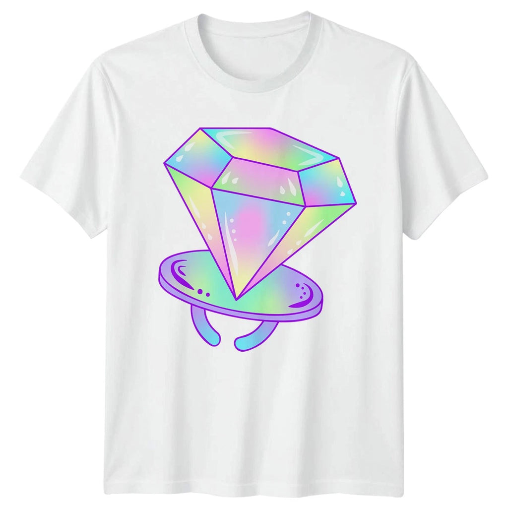 Pastel Planet Gem T-Shirt Space Aesthetic Gift For Him And Her