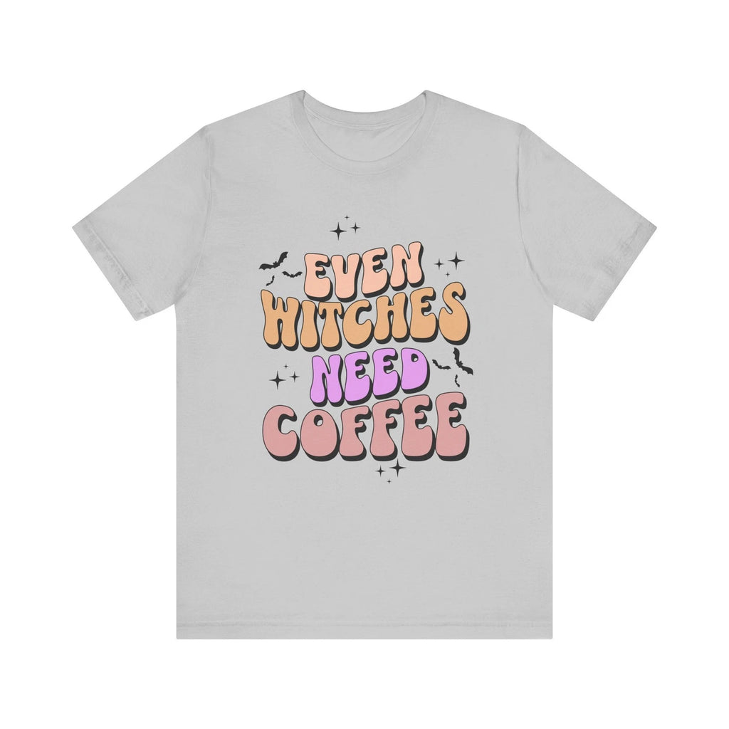 Coffee Lovers Halloween Tshirt, Women's Tee, Soft and Festive Shirt for Fall