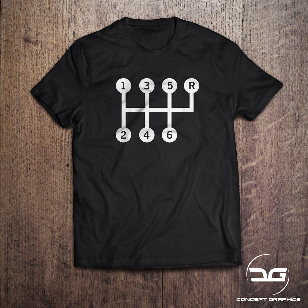 Manual Car Gear Shifter Novelty Drift, JDM, Euro, Dub Men's Black T-Shirt Gift