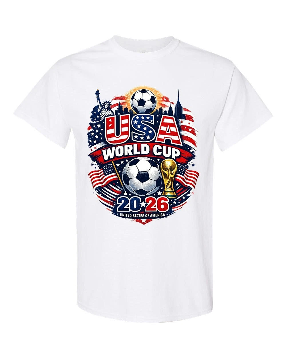 USA Soccer 2026 World Cup Style Unisex T-Shirt German Fan Shirt Football