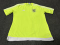 VINTAGE Soccer Coerver Coaching Men’s Medium Yellow Short Sleeve Shirt Jersey