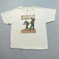 Y2K Fishermen T-Shirt Men’s Sz XL Graphic Outdoors Thrashed Distressed