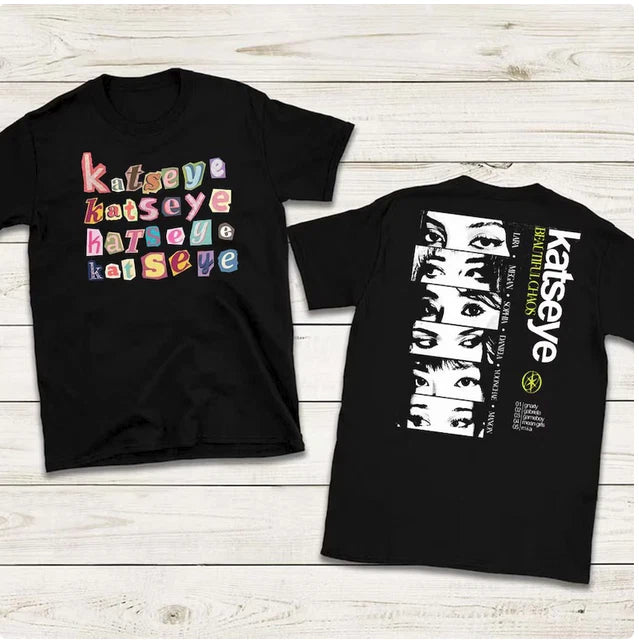 K-Pop Concert Aesthetic Shirt, Front and Back Graphic Tee, Music Fan Unisex Shir