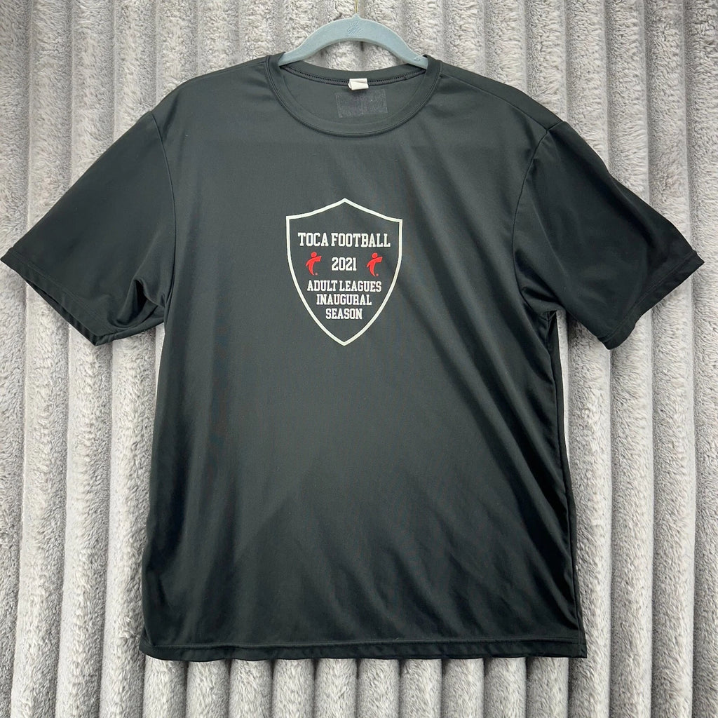 TOCA Football Soccer Tee Shirt Size M 2021 Inaugural Season Print Soccer Mom