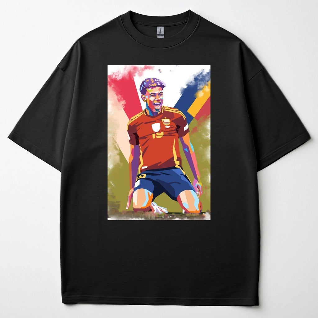 Lamine Yamal Spain Shirt Pop Art World Cup 2026 Soccer Fan Graphic Tee Football