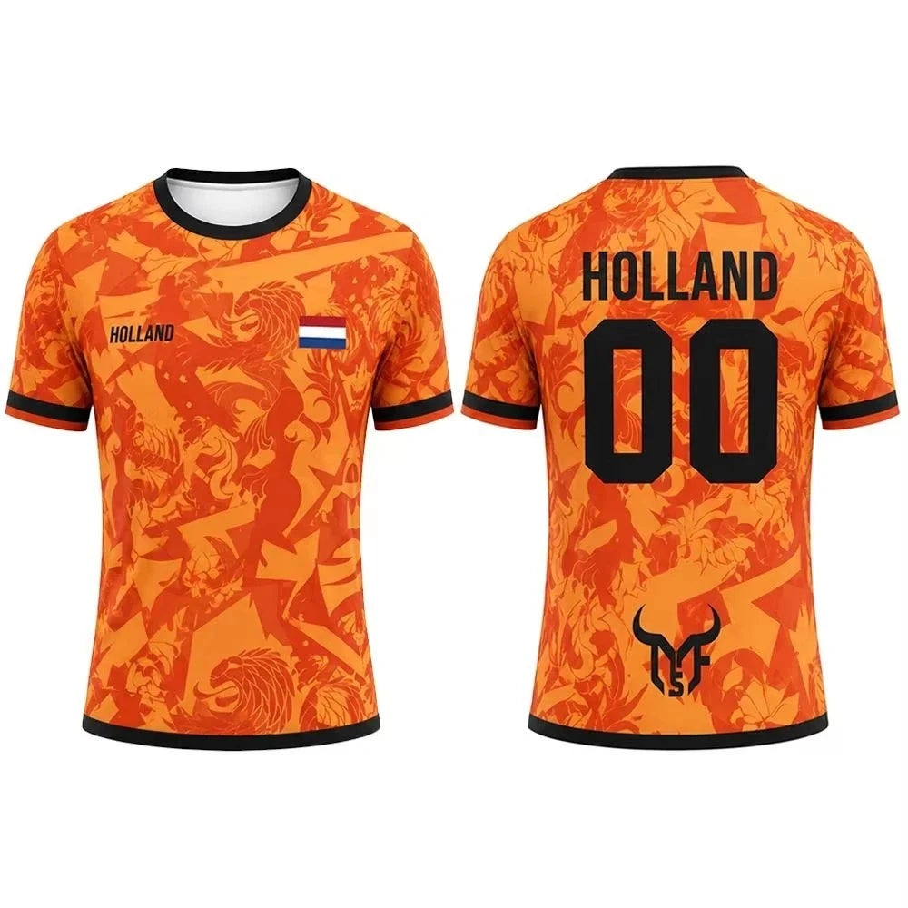 Netherlands Football Shirt HOLLAND T-Shirts Polyester 2026 World Cup Shirts
