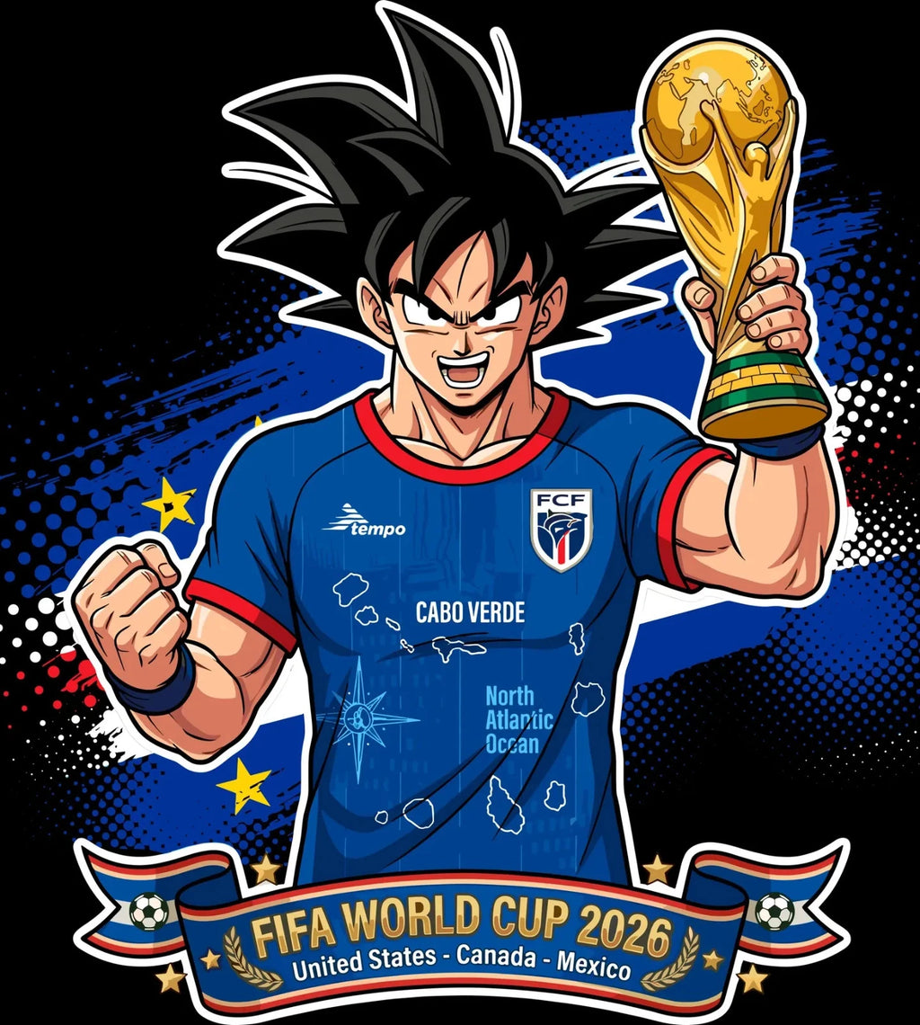cabo verde  World Cup Football DTF Iron On Heat Transfer Unisex Soccer T shirt