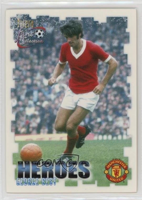 1999 Futera Fans Selection Manchester United Heroes Gold Edge George Best 0cp0