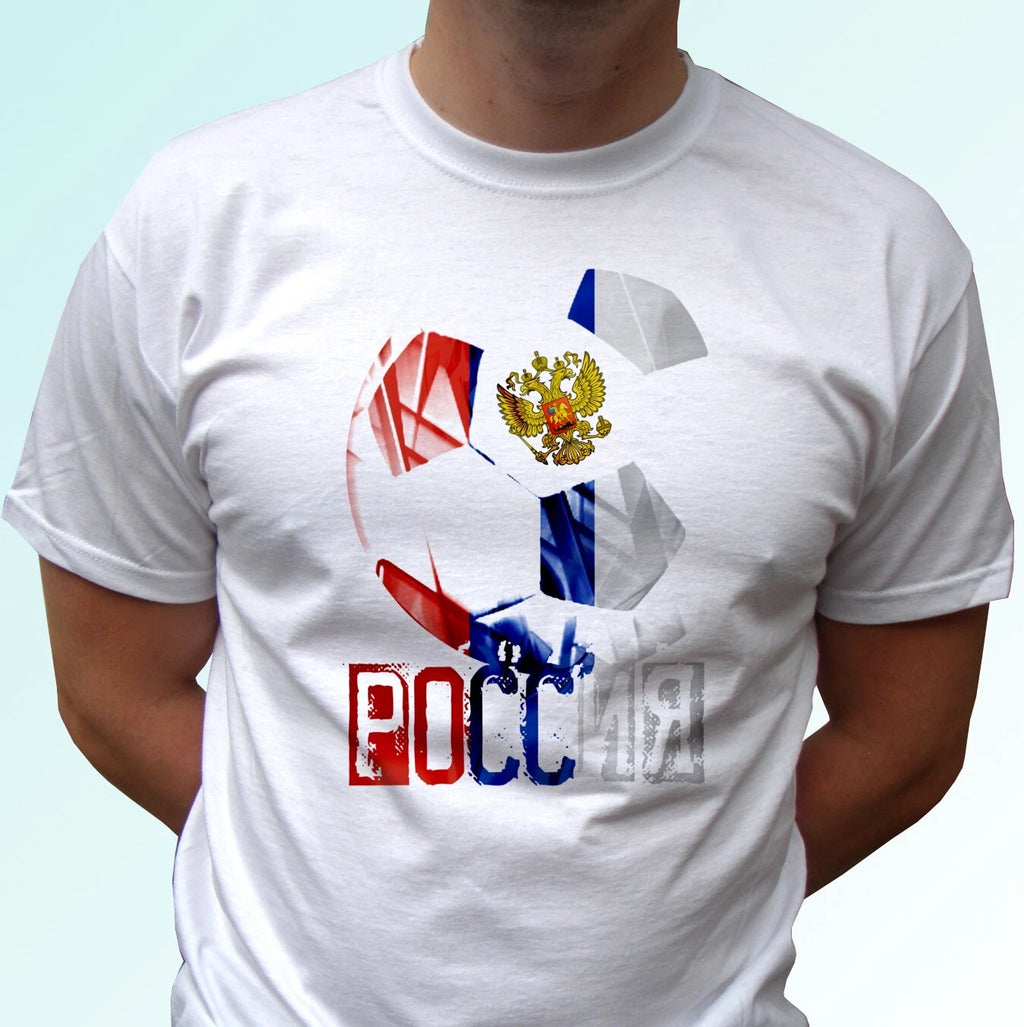 Russia t shirt flag top gift football tee soccer art mens womens kids sizes