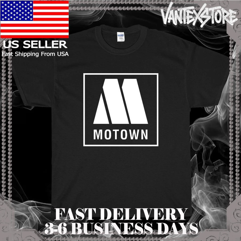 NEW SHIRT MOTOWN RECORDS LOGO MEN'S T-SHIRT FUNNY AMERICAN USA SIZE S-5XL