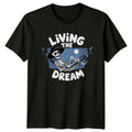 Living The Dream Skeleton Hammock Sarcastic Pun T-Shirt