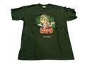 Monterrey Nuevo Leon Mexico Men's T-Shirt Large Skeleton Green Short Sleeve