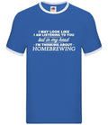 My Head I'm Homebrewing - Mens Ringer - Homebrew Home Brew Beer Cider
