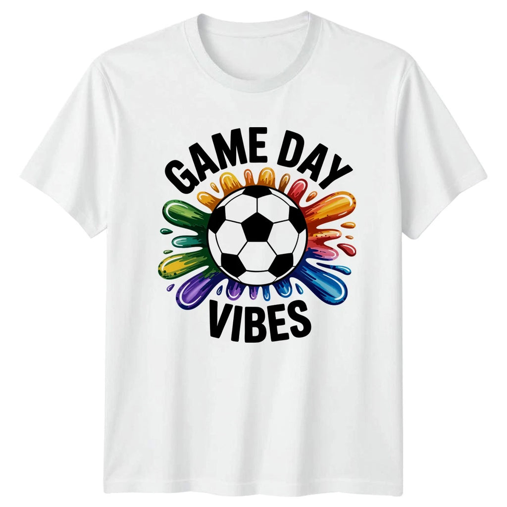 Game Day Vibes T-Shirt Game Day Soccer Birthday Gift For Him And Her