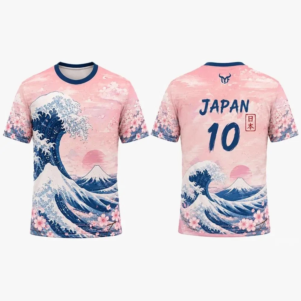 Japan Football Shirt 2026 World Cup Tee Polyester Breathable Shirt