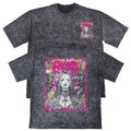 Gothic Nun Y2K Grunge Unisex Carbon Grey 240gsm French Terry T-Shirt